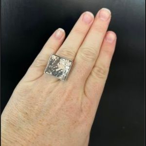 Silpada Ring- sterling silver- size 8